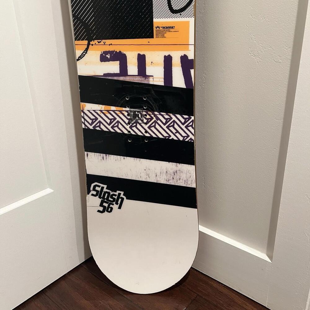 Rome Slash 56 Snowboard Pre-owned Straight‎ Traix 30 - Picture 8 of 9